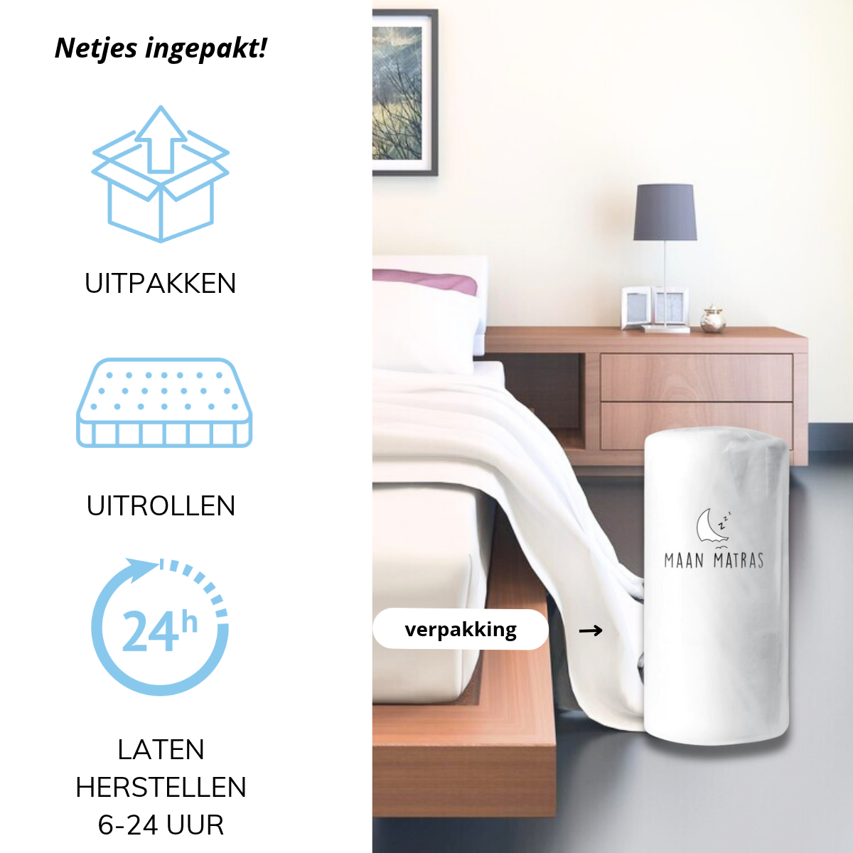 Moon Mattress® Topper HR Kaltschaum