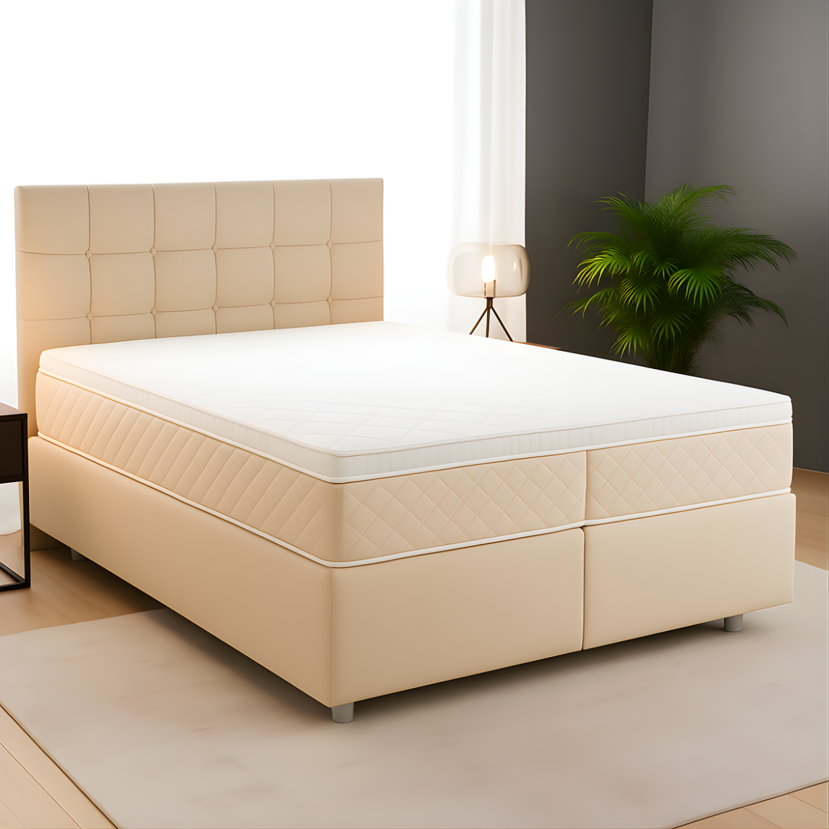 Moon Mattress® Boxspringbett | Boxspringbett mit Stauraum | Komplettes Boxspringbett