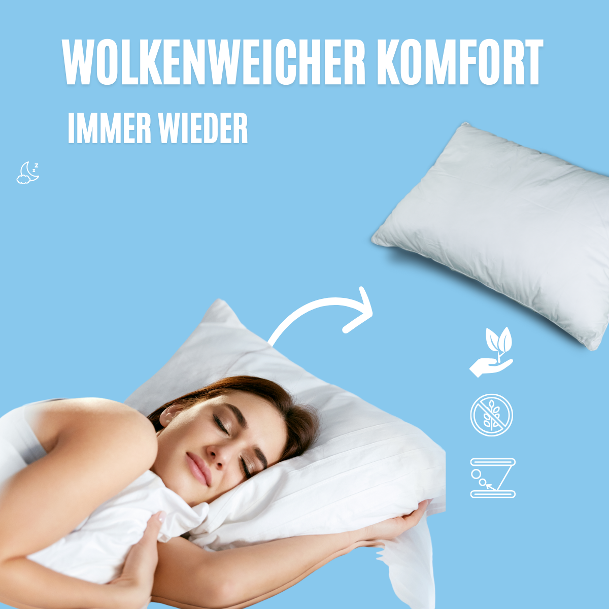 Moon Mattress® Kissen-Set (2 Stück)