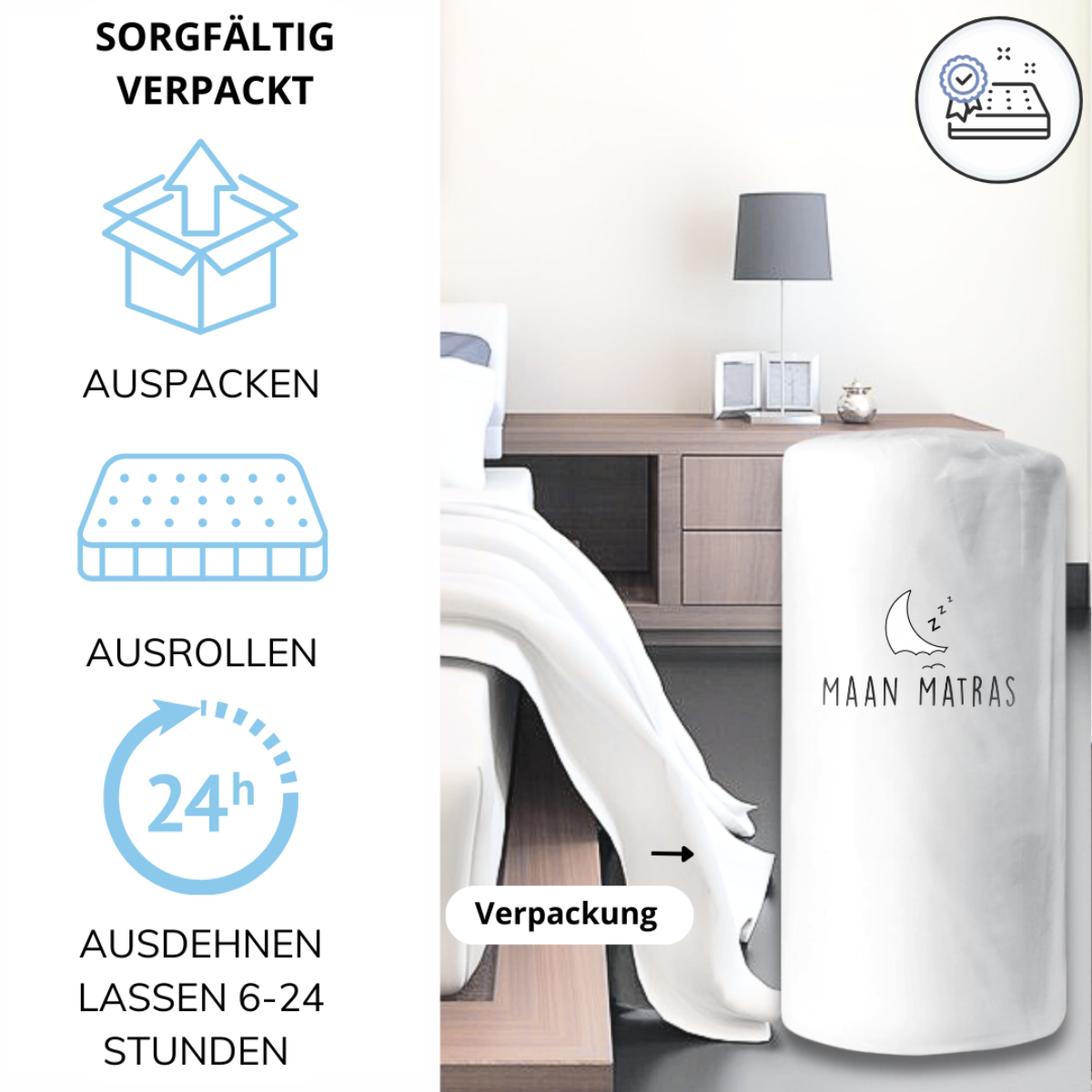 Moon Mattress® | Verstellbare Matratze