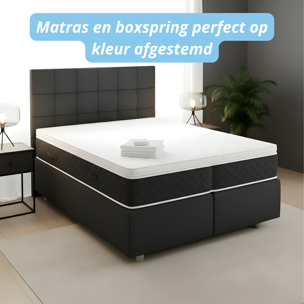 Maan matras ® Boxspring | boxspring met opbergruimte | Boxspring compleet