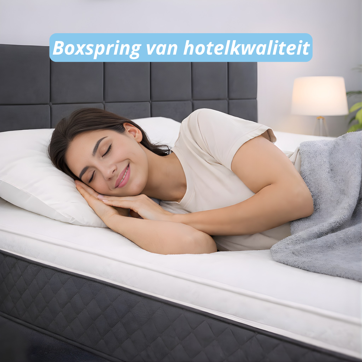 Moon Mattress® Boxspringbett | Boxspringbett mit Stauraum | Komplettes Boxspringbett