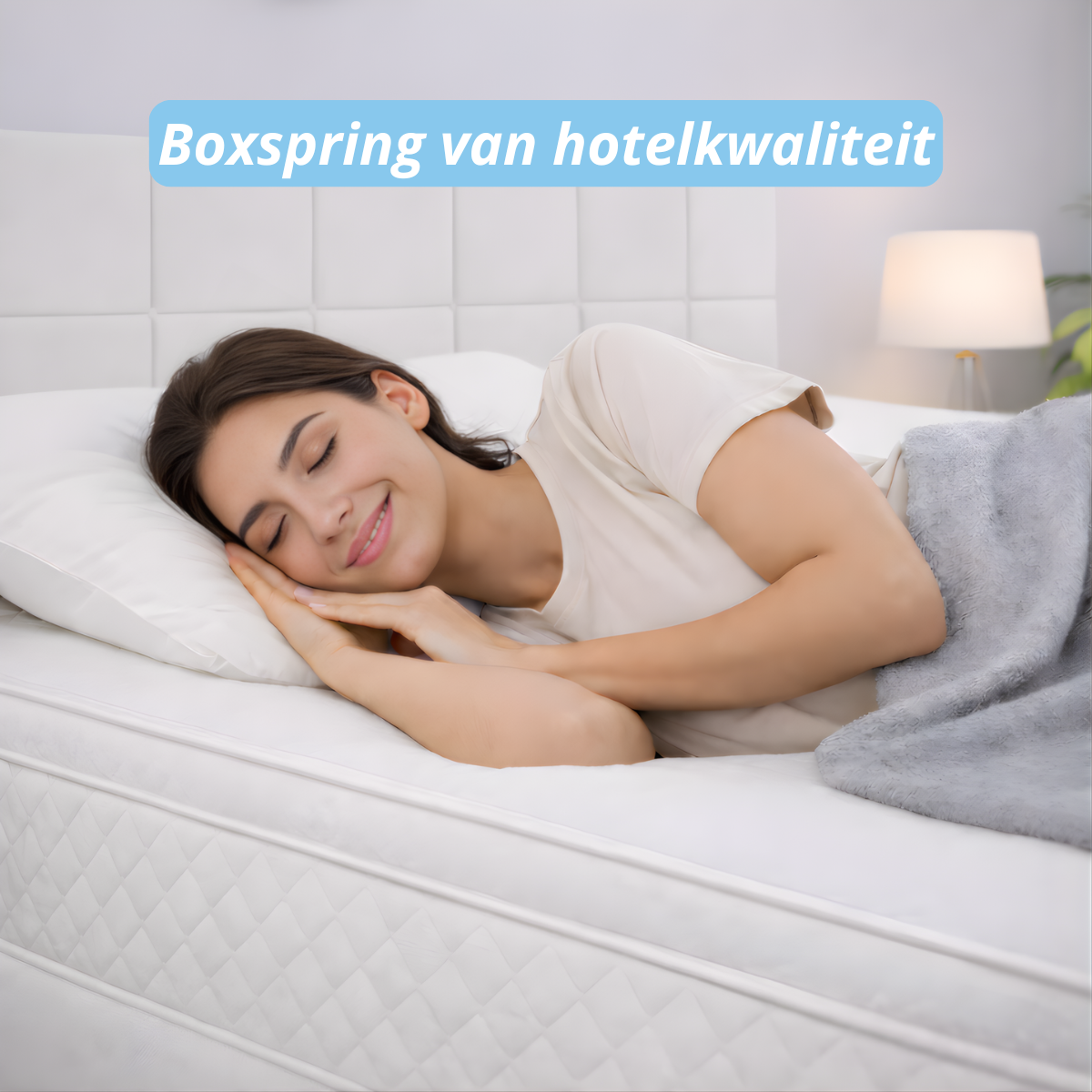Moon Mattress® Boxspringbett | Boxspringbett mit Stauraum | Komplettes Boxspringbett