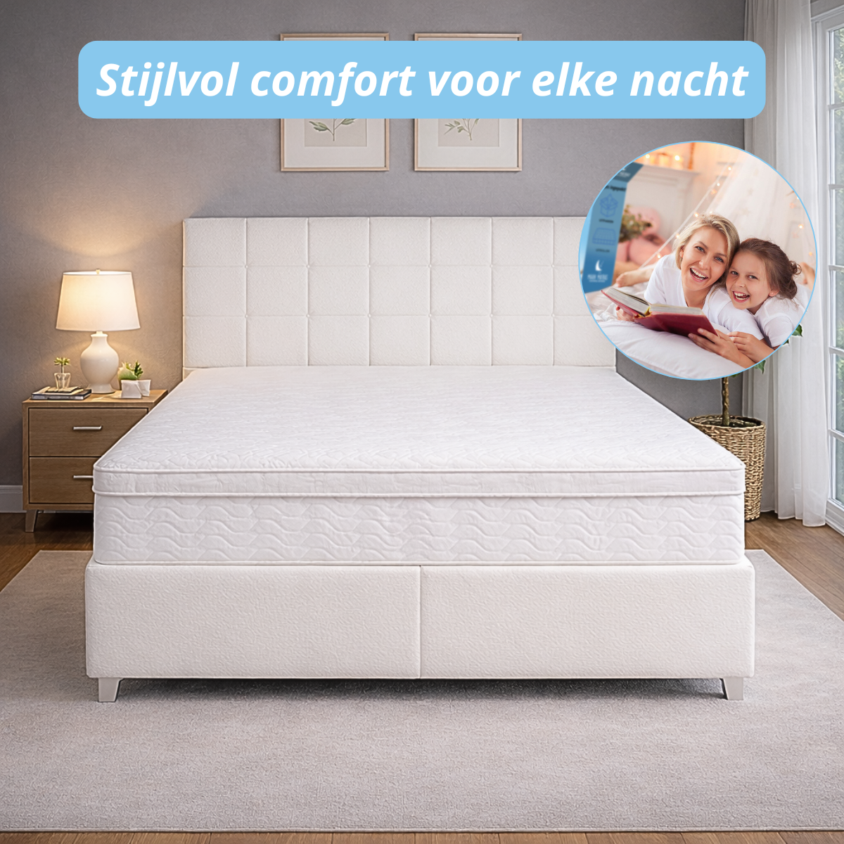 Moon Mattress® Boxspringbett | Boxspringbett mit Stauraum | Komplettes Boxspringbett