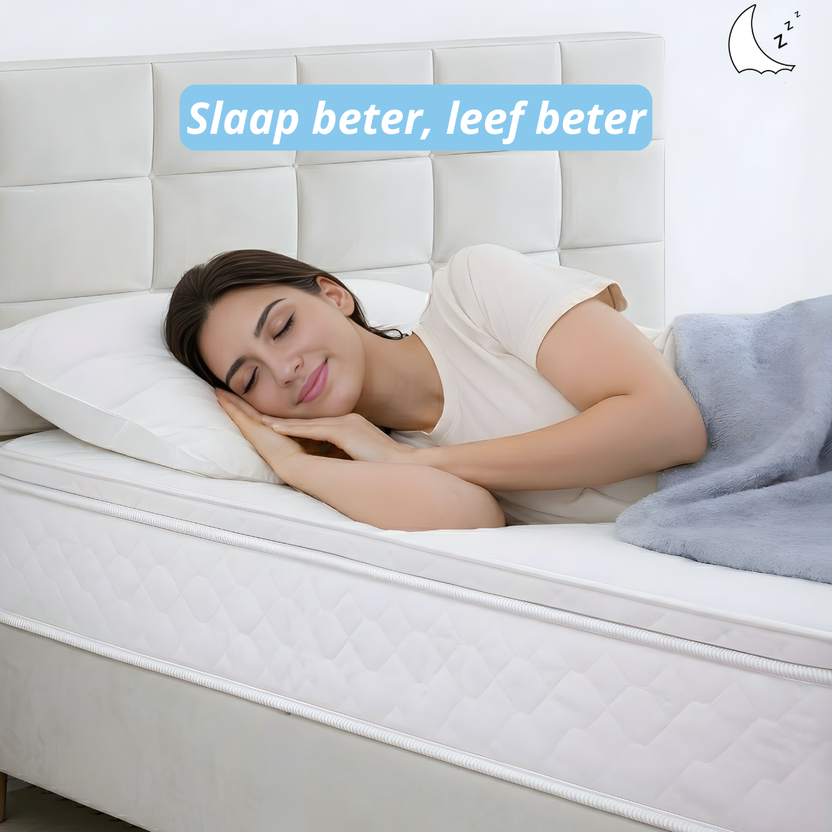 Moon Mattress® Boxspringbett | Boxspringbett mit Stauraum | Komplettes Boxspringbett