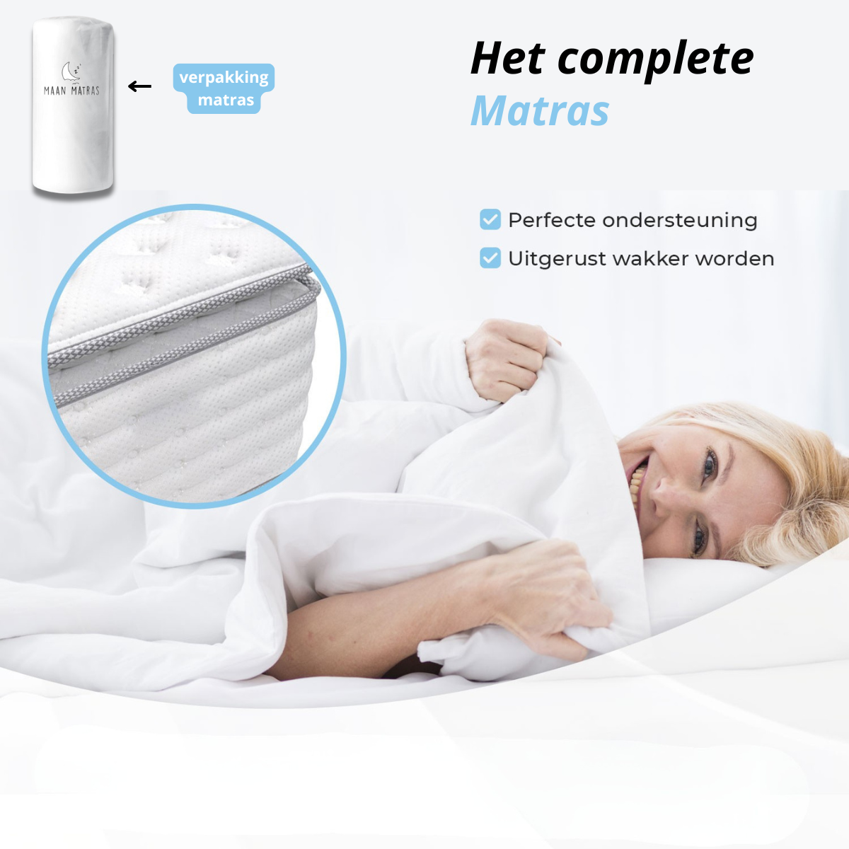 Moon Mattress® Boxspringbett | Boxspringbett mit Stauraum | Komplettes Boxspringbett