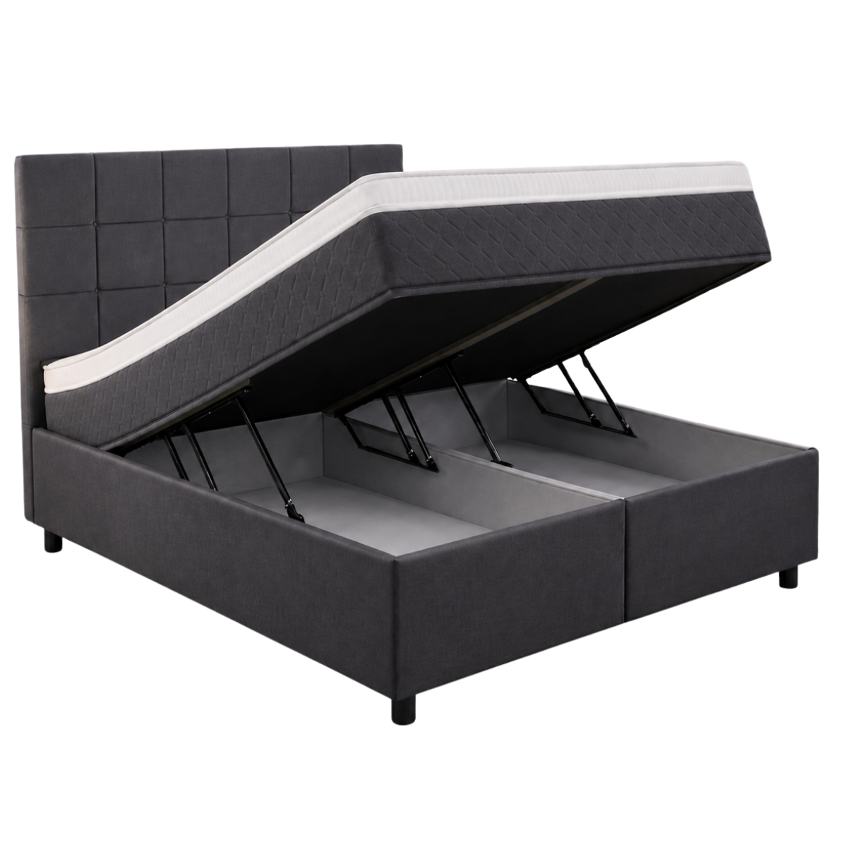 Moon Mattress® Boxspringbett | Boxspringbett mit Stauraum | Komplettes Boxspringbett